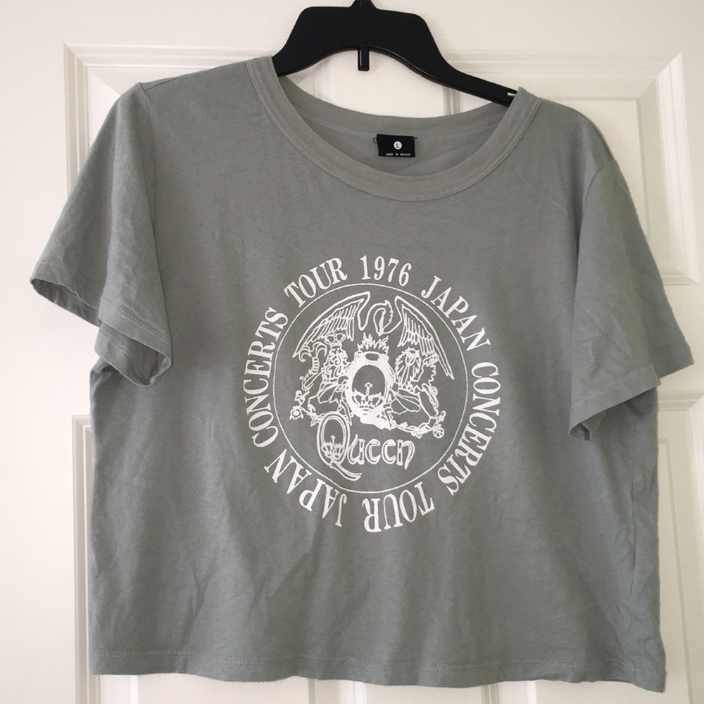 Green queen crop top